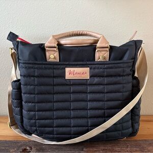 Maman Designer Diaper Bag with Changing Pad